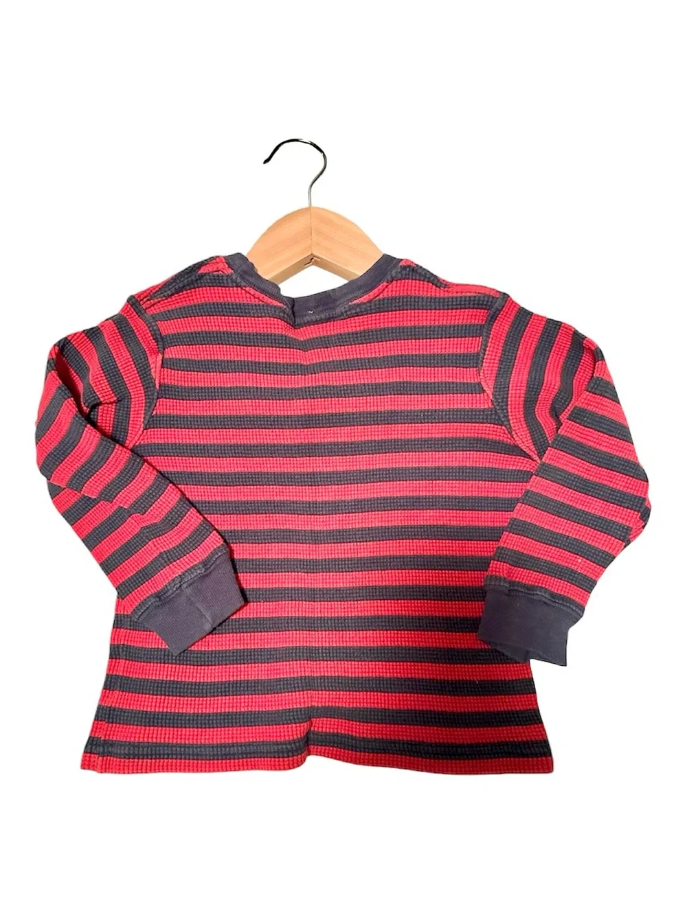 Polo by Ralph Lauren Kids Red & Navy Striped Long-Sleeve Thermal Top-Size 4T
